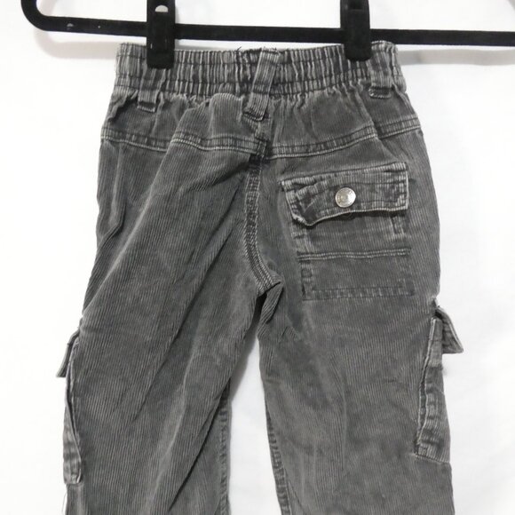 WOODLAND RUGGED WEAR | size 3 | Grey Corduroy Cotton Cargo Pants - Picture 13 of 16